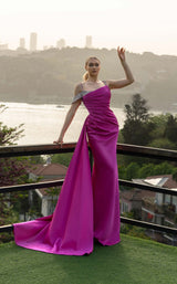 2 of 8 Modessa Couture M20308 Magenta