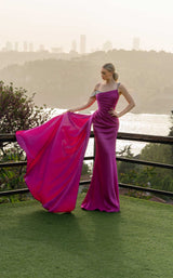 8 of 8 Modessa Couture M20308 Magenta