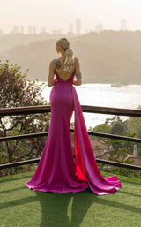 6 of 8 Modessa Couture M20308 Magenta
