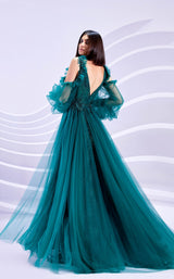 3 of 4 Modessa Couture M20309 Evergreen