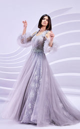 2 of 4 Modessa Couture M20309 Silver
