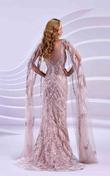 3 of 4 Modessa Couture M20310 Peach
