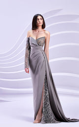 2 of 4 Modessa Couture M20314 Grey