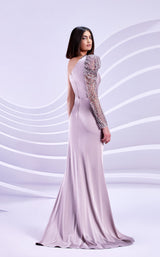 4 of 4 Modessa Couture M20315 Lilac-Marble