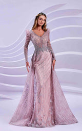 1 of 4 Modessa Couture M20320 Misty-Rose