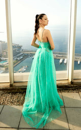 3 of 3 Modessa Couture M20323 Ocean-Green
