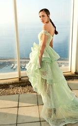 5 of 5 Modessa Couture M20324 Light-Green