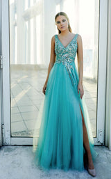 1 of 4 Modessa Couture M20329 Sage