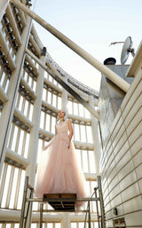 2 of 4 Modessa Couture M20332 Misty-Rose