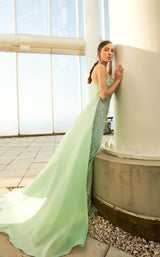 5 of 5 Modessa Couture M20333 Frosty-Green