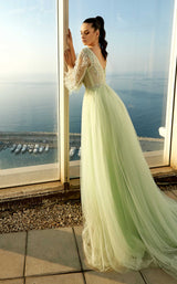 5 of 5 Modessa Couture M20334 Green