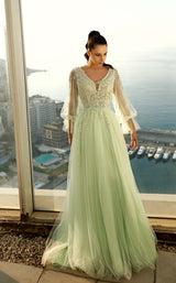 1 of 5 Modessa Couture M20334 Green