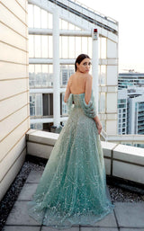 2 of 2 Modessa Couture M20337 Frosty-Green