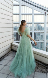 5 of 5 Modessa Couture M20338 Frosty-Green
