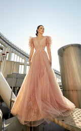 1 of 5 Modessa Couture M20338 Misty-Rose
