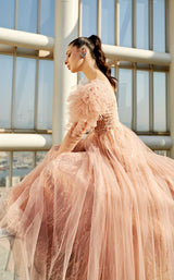 4 of 5 Modessa Couture M20338 Misty-Rose
