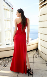 3 of 4 Modessa Couture M20339 High-Risk-Red