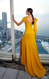 4 of 5 Modessa Couture M20340 Yellow