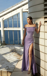 1 of 4 Modessa Couture M20342 Lavender
