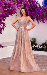 2 of 3 Modessa Couture M20344 Pink