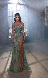 1 of 3 Modessa Couture M20345 Sage