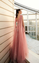 4 of 5 Modessa Couture M20347 Coral