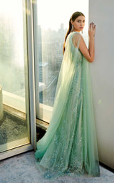 3 of 5 Modessa Couture M20347 Frosty-Green