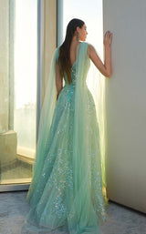 5 of 5 Modessa Couture M20347 Frosty-Green