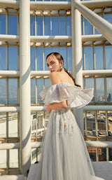 5 of 7 Modessa Couture M20348 Grey