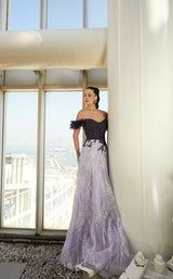 2 of 5 Modessa Couture M20349 Purple