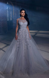 1 of 3 Modessa Couture M20350 Silver