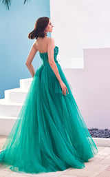 3 of 3 Modessa Couture M20352 Teal