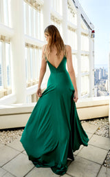 5 of 6 Modessa Couture M20355 Hunter Green