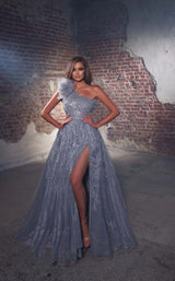 1 of 5 Modessa Couture M20357 Grey