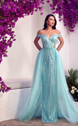 2 of 3 Modessa Couture M20359 Blue