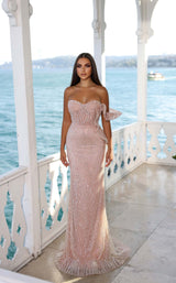 2 of 6 Modessa Couture M22402 Pink