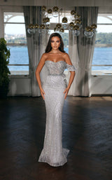 1 of 6 Modessa Couture M22402 Silver