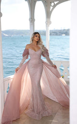 1 of 4 Modessa Couture M22403 Blush