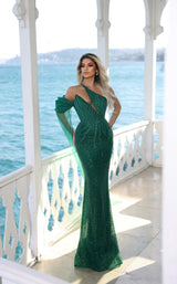1 of 3 Modessa Couture M22405 Evergreen