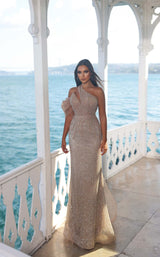 3 of 3 Modessa Couture M22405 Gold