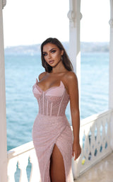 3 of 3 Modessa Couture M22409 Blush