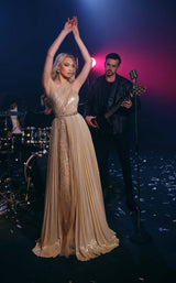 2 of 2 Modessa Couture M23508 Gold