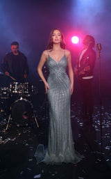 2 of 3 Modessa Couture M23510 Silver