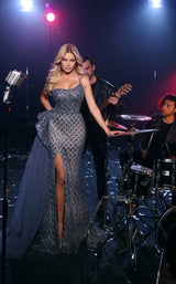 3 of 3 Modessa Couture M23512 Navy