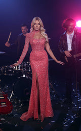 3 of 3 Modessa Couture M23518 Coral