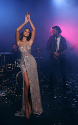 4 of 4 Modessa Couture M23530 Taupe