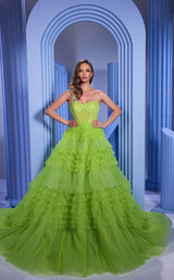 3 of 7 Modessa Couture M23534 Green