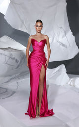 9 of 11 Modessa Couture M24606 Fuchsia