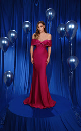 2 of 12 Modessa Couture M24608 Fuchsia