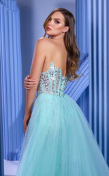 6 of 6 Modessa Couture M24609 Light-Blue